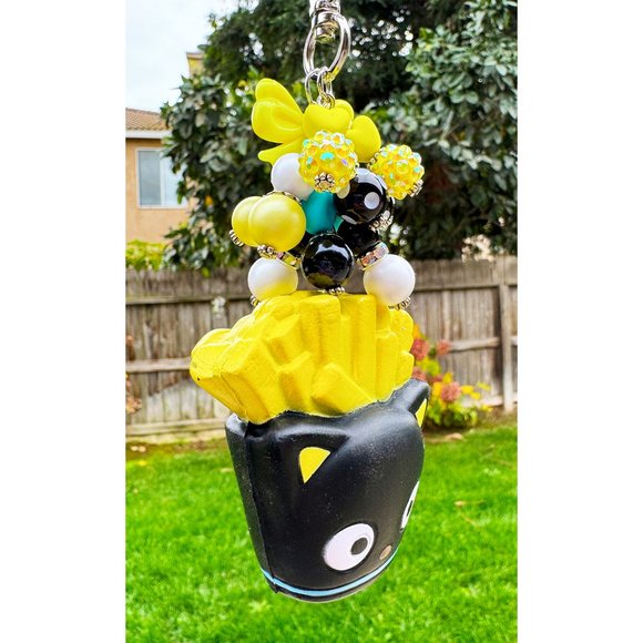Sanrio Chococat Fries Squishy Keychain Bag Purse Charm - Picture 3 of 5